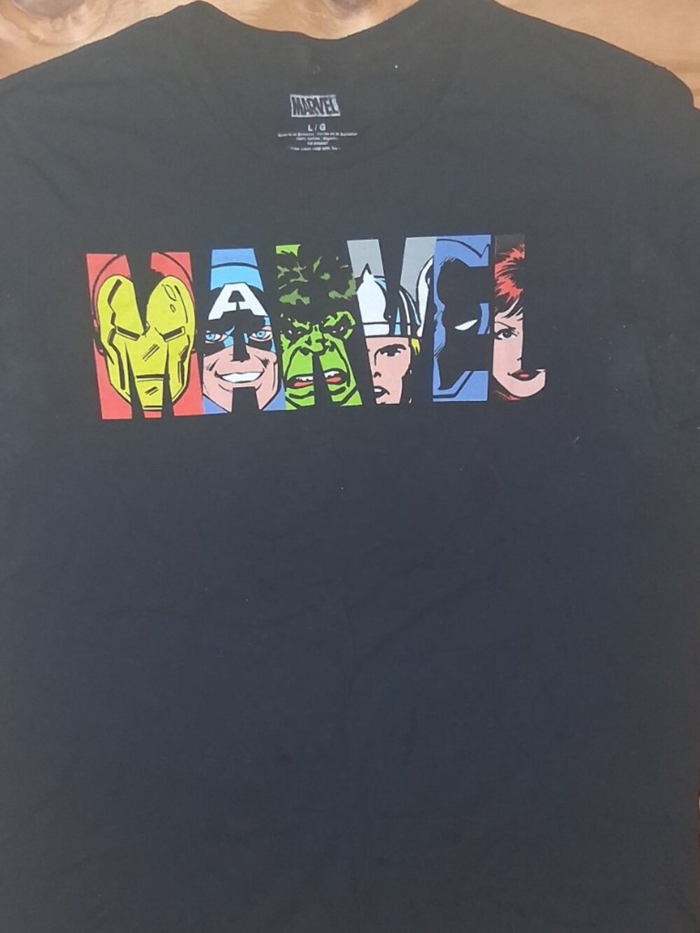 Marvel Men’s T-Shirt Bundle Size Large –Venom, Avengers & Marvel Graphic TShirts
